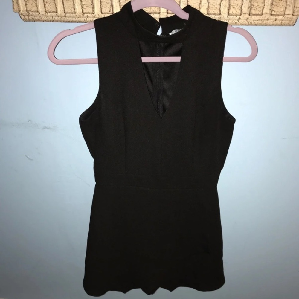 ❌sold❌ Black romper skort dress